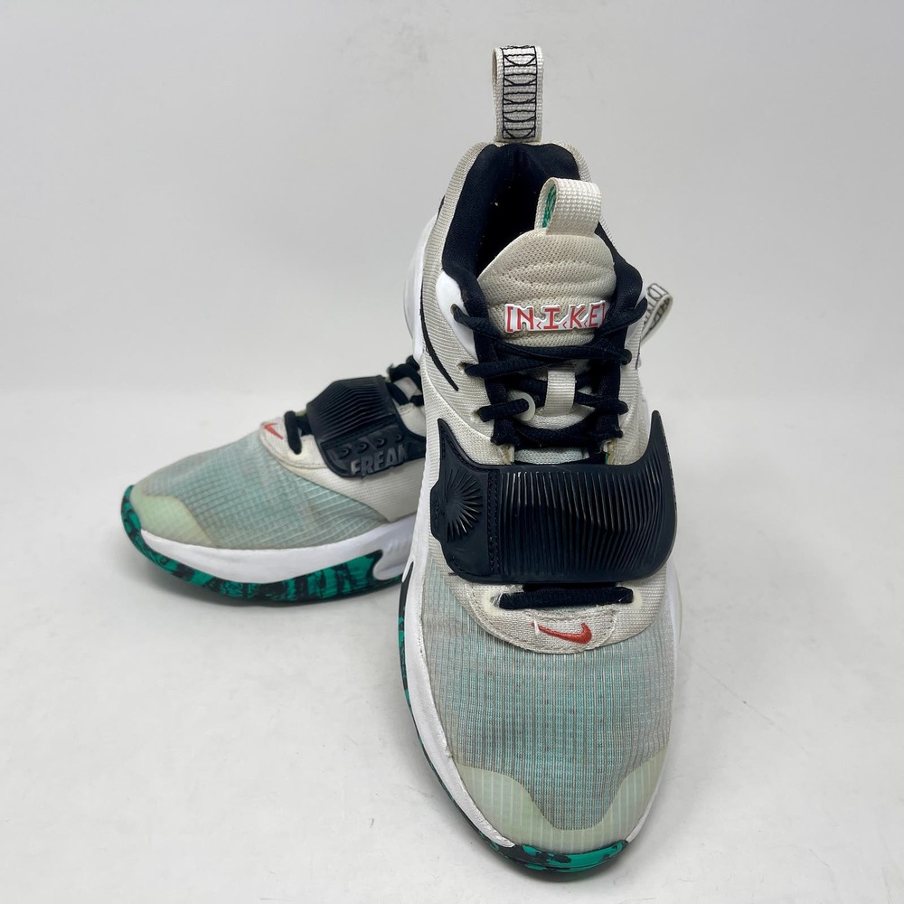 Nike Zoom Freak 3 Sneakers Mens Sz 8 White & Teal 7,0,9:K.5.7 - Picture 8 of 13